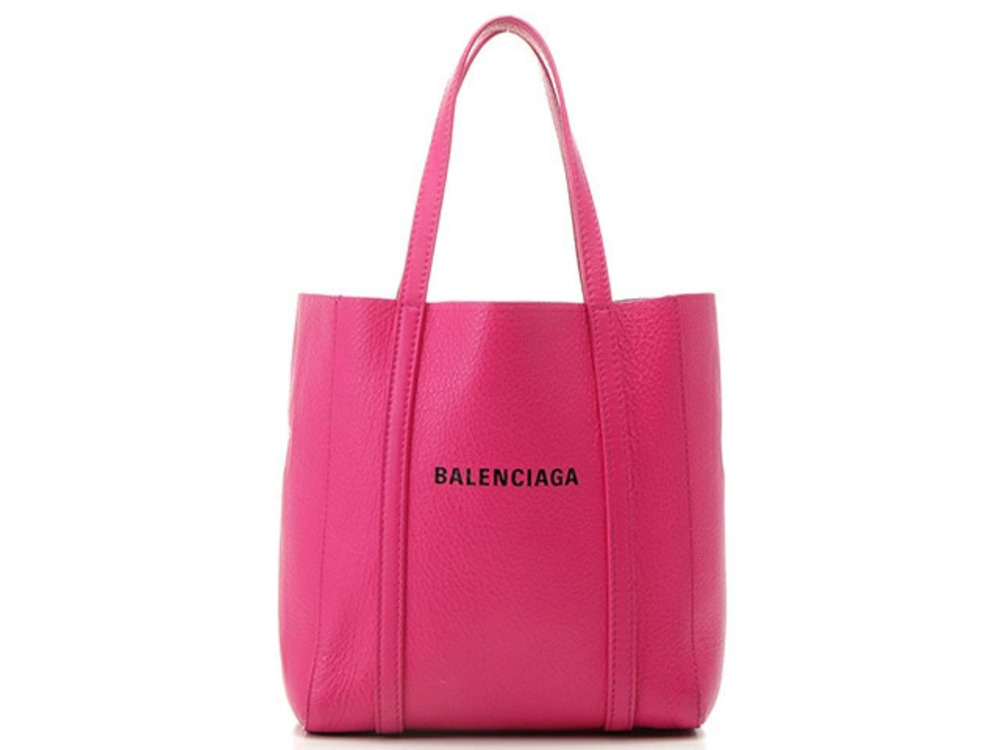 Balenciaga Tote Bag Fuschia Pink Calfskin